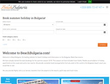 Tablet Screenshot of beachbulgaria.com